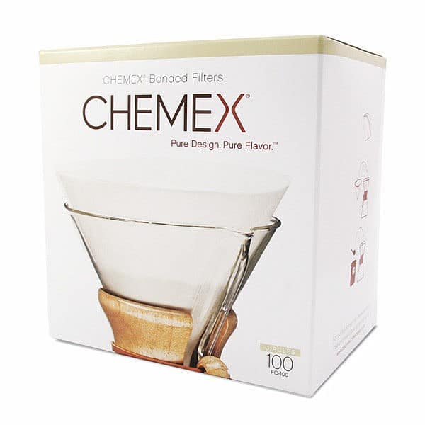 CHEMEX kruhové filtry na 6/8/10 šálků, bílé 100 KS